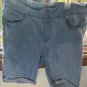 Blue Denim Shorts